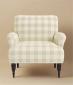 HUDSON CHECK ACCENT ARMCHAIR