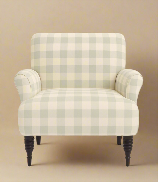 HUDSON CHECK ACCENT ARMCHAIR
