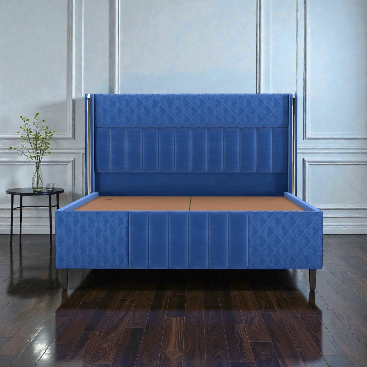 AZURE CREST CHANNEL UPHOLSTERED BED
