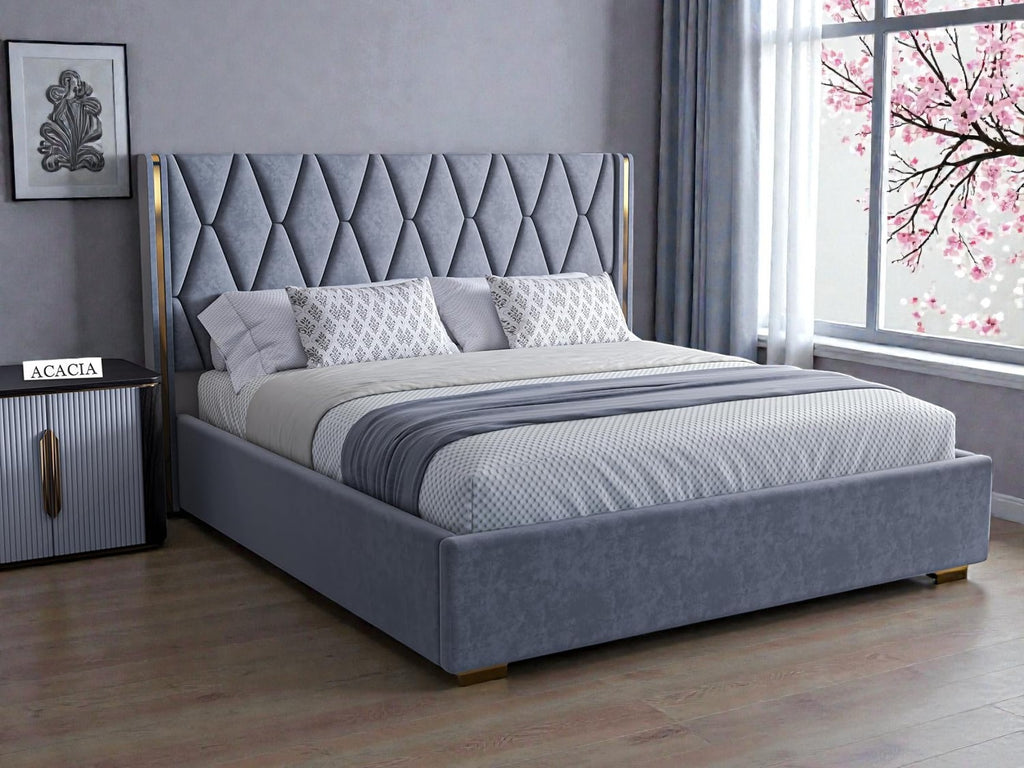 ACACIA PRISM UPHOLSTERED BED