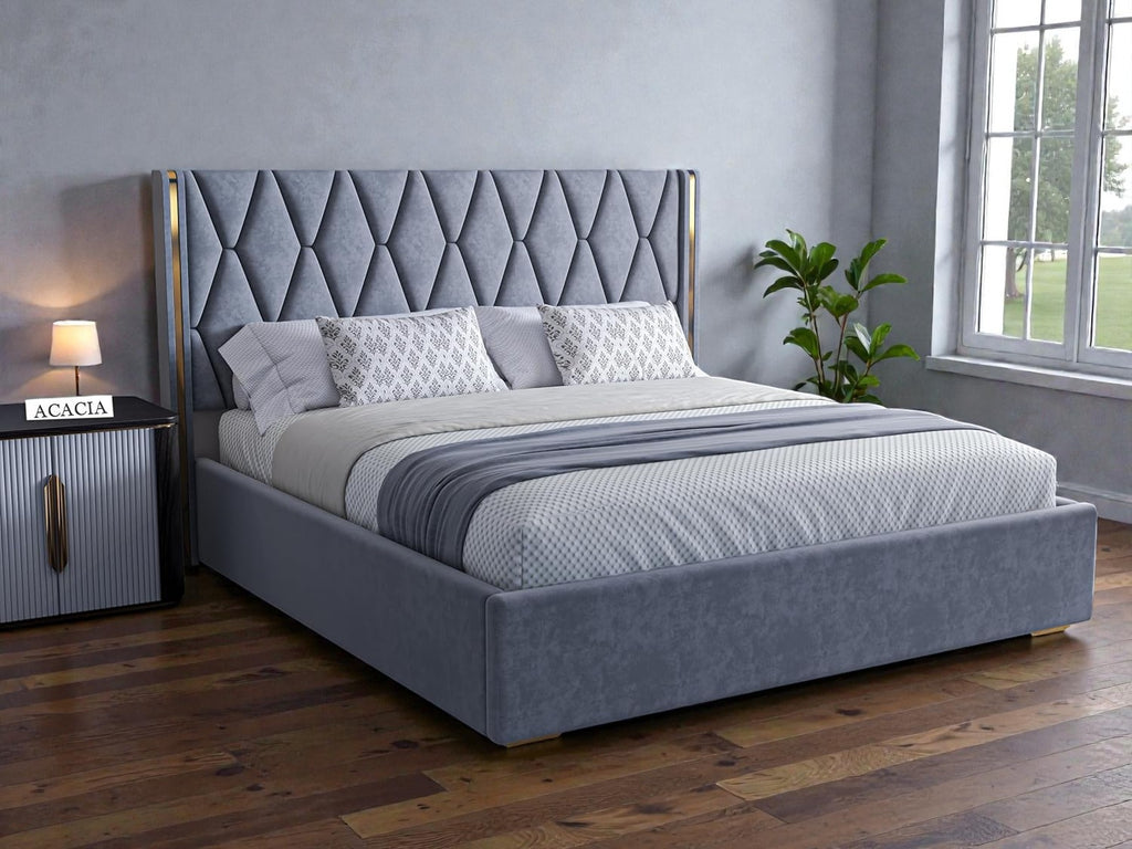 ACACIA PRISM UPHOLSTERED BED
