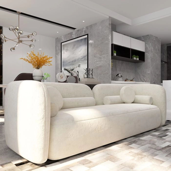 ARDEN CURVE LUXE UPHOLSTERED 3- SEATER SOFA
