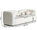 ARDEN CURVE LUXE UPHOLSTERED 3- SEATER SOFA