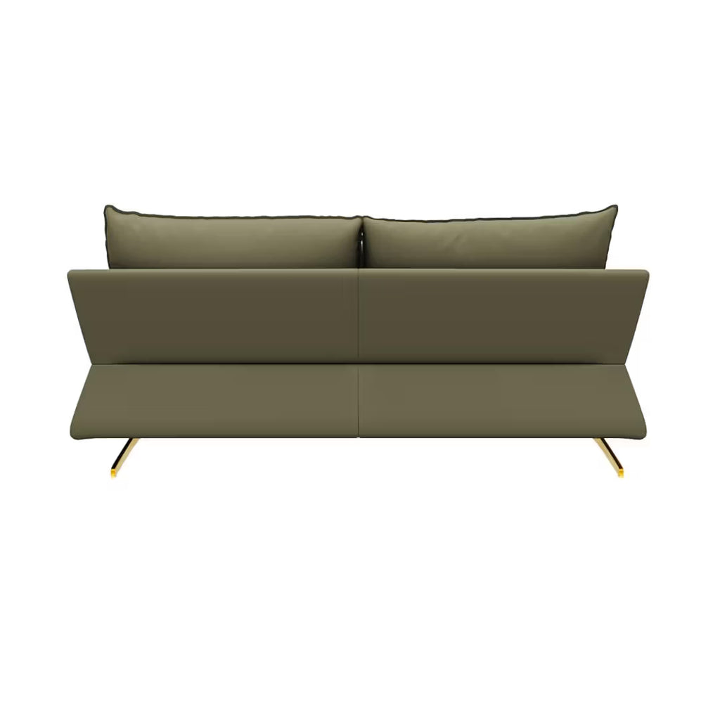 AURELIA PLUSH LUXURY 3-SEATER SOFA - WOODEN MANGO
