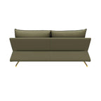 AURELIA PLUSH LUXURY 3-SEATER SOFA - WOODEN MANGO