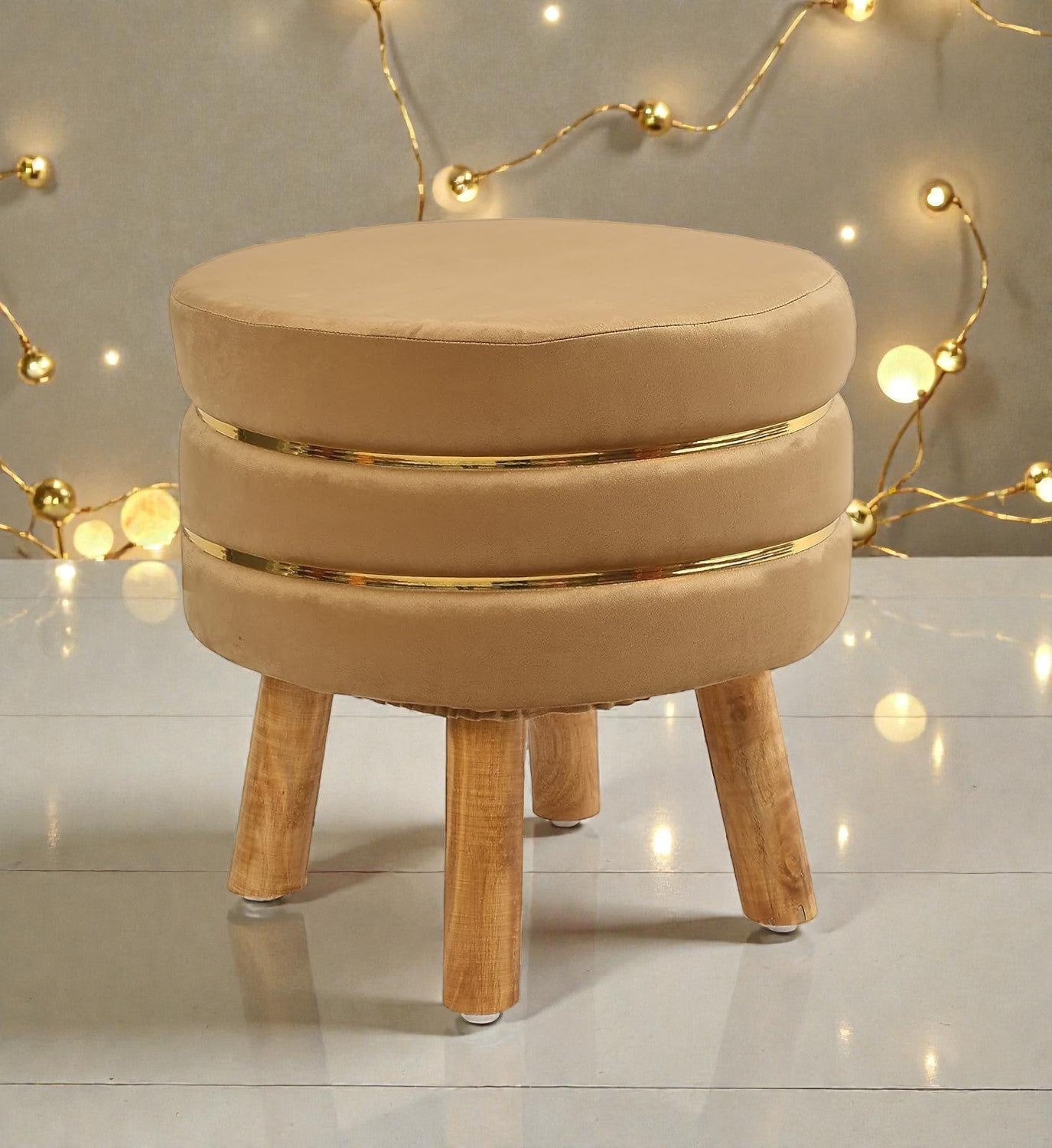 AURIC NEST LUXE ACCENT STOOL