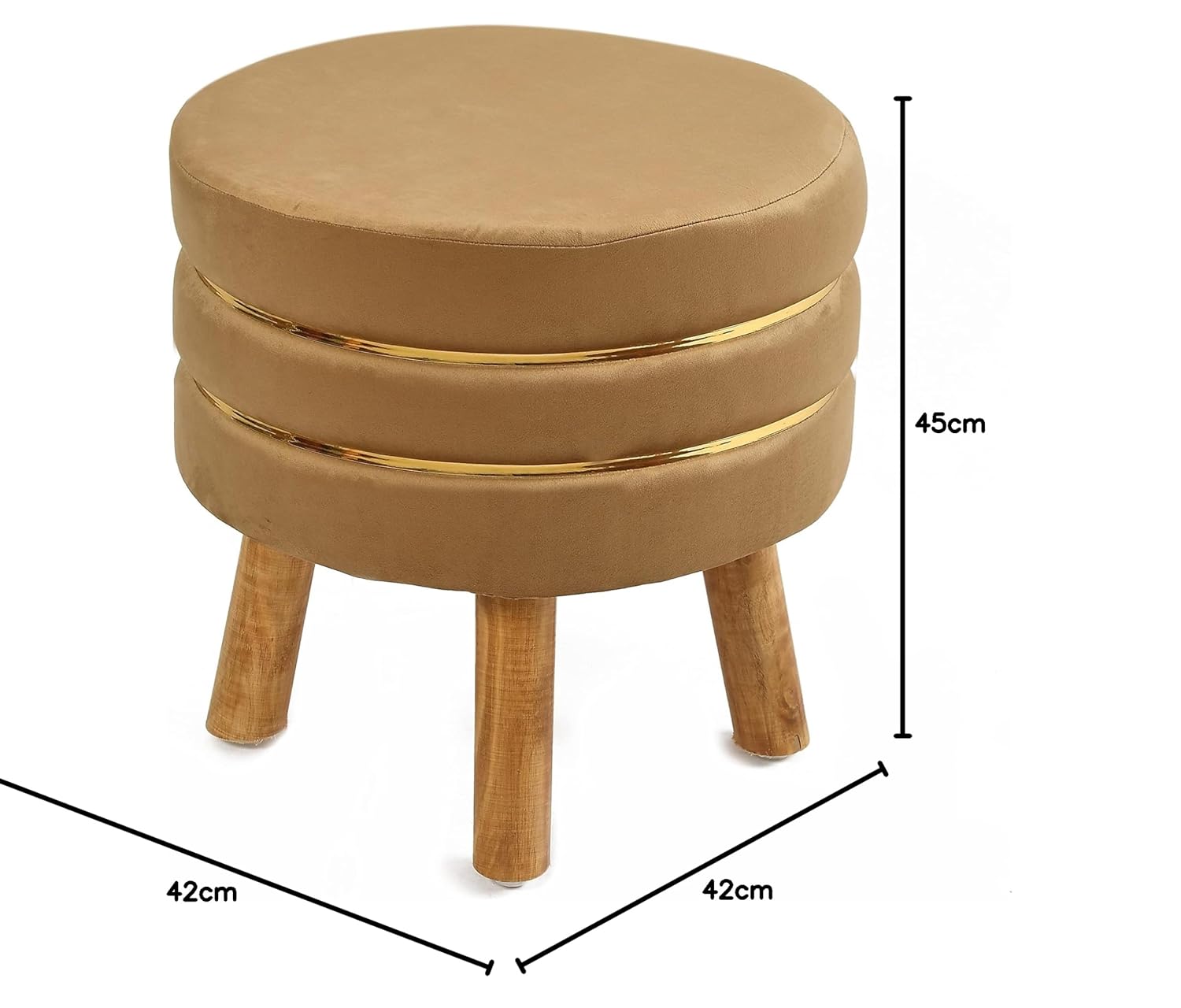 AURIC NEST LUXE ACCENT STOOL