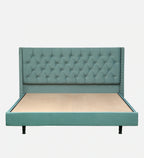 AURORA TUFTED UPHOISTERED BED WITH WINGED HEADBOARD