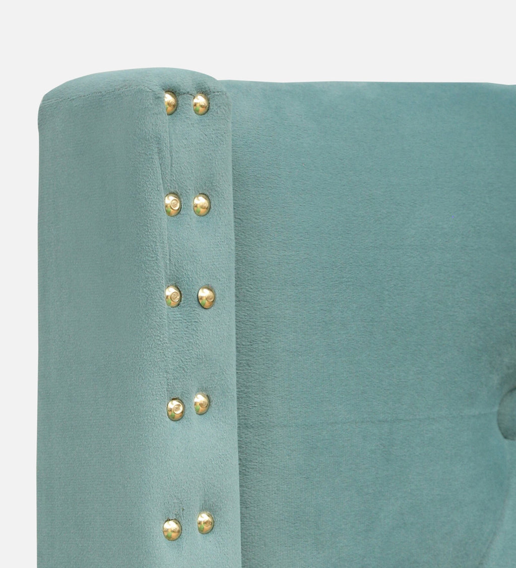 AURORA TUFTED UPHOISTERED BED WITH WINGED HEADBOARD
