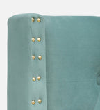 AURORA TUFTED UPHOISTERED BED WITH WINGED HEADBOARD
