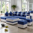 AZURE GRID MODULAR L-SHAPE SOFA