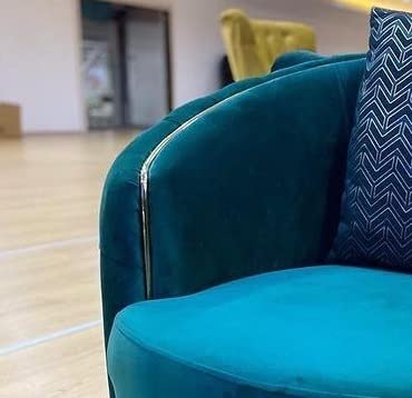 AZURE LUXE VELVET ACCENT CHAIR