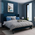 AZAURE ROYALE VERTICAL CHANNEL UPHOLSTERED BED
