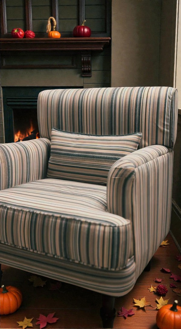 HUDSON CHECK ACCENT ARMCHAIR