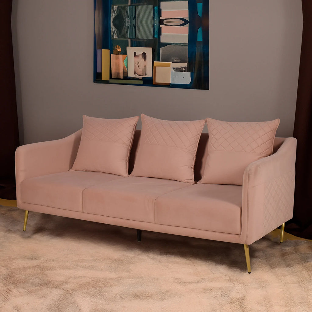 BLUSH HAVEN UPHOLSTERED SOFA SET