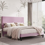 BLUSH LINE UPHOLSTERED BED