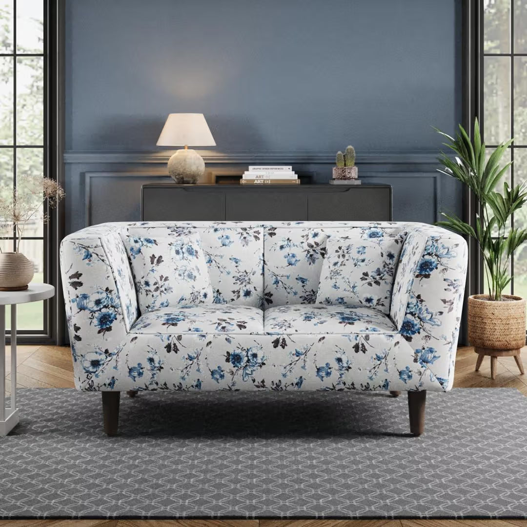 BRIAR BLOOM BLUE 2-SEATER SOFA