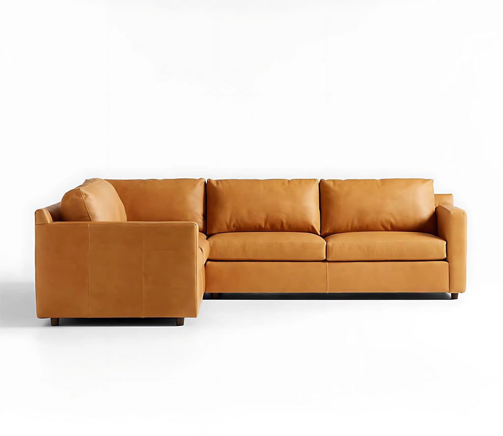 CAIRO LUXE LEATHER L-SHAPE SOFA