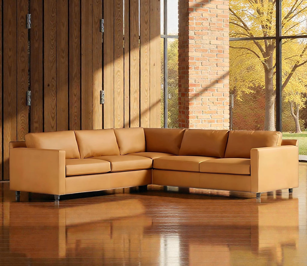 CAIRO LUXE LEATHER L-SHAPE SOFA