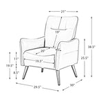 CAIRO MODERN LEATHERETTE LOUNGE CHAIR