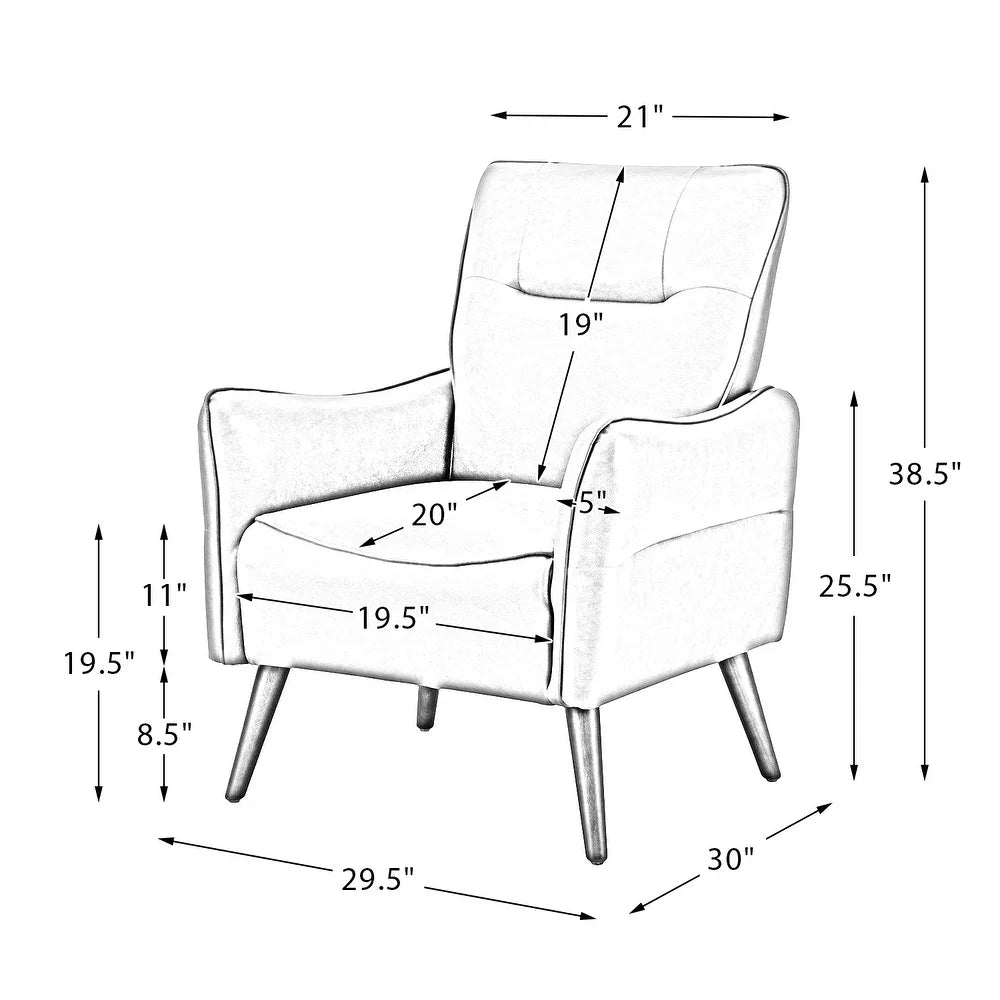 CAIRO MODERN LEATHERETTE LOUNGE CHAIR