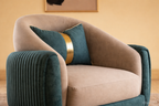 AURA LUXE DUAL-TONE ACCENT CHAIR