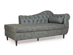 CHESTERFIED-INSPIRED TUFTED CHAISE