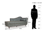 CHESTERFIED-INSPIRED TUFTED CHAISE