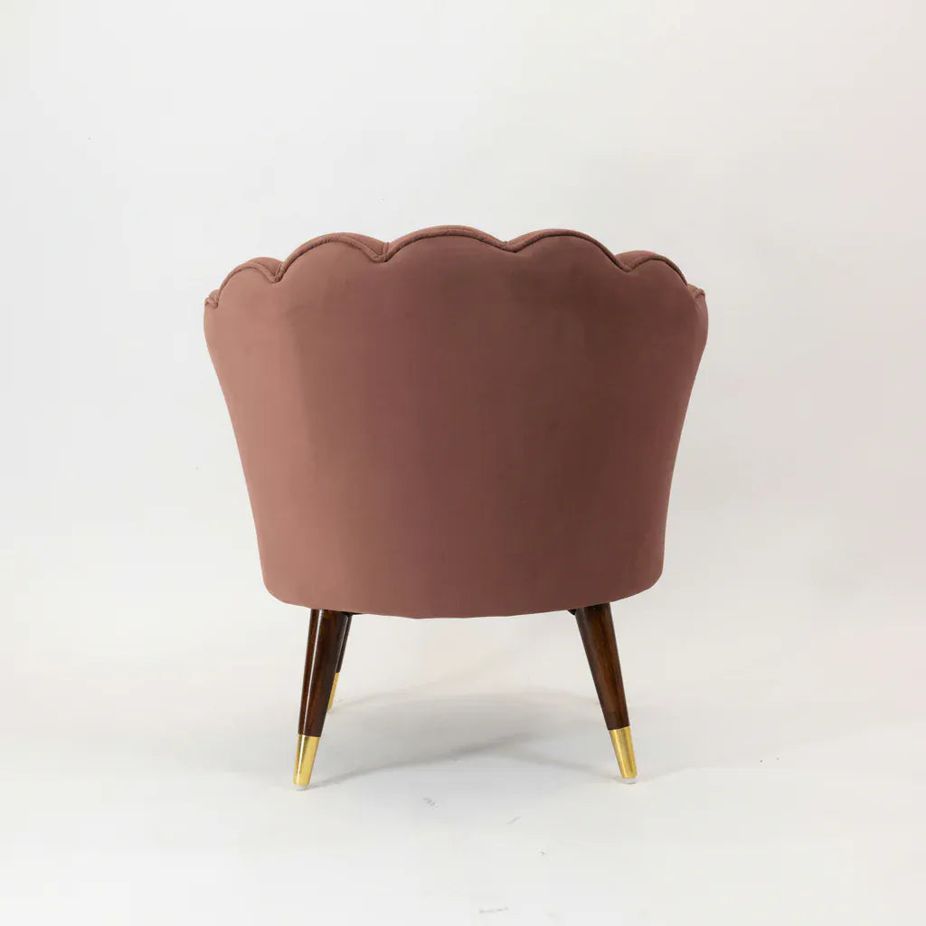 CLARA  SHELL LUXURY ACCENT CHAIR - Set of 2