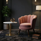 CLARA  SHELL LUXURY ACCENT CHAIR - Set of 2
