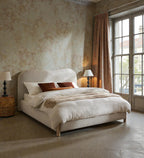 CLOUDA SOFT-CURVE UPHOLSTERED BED