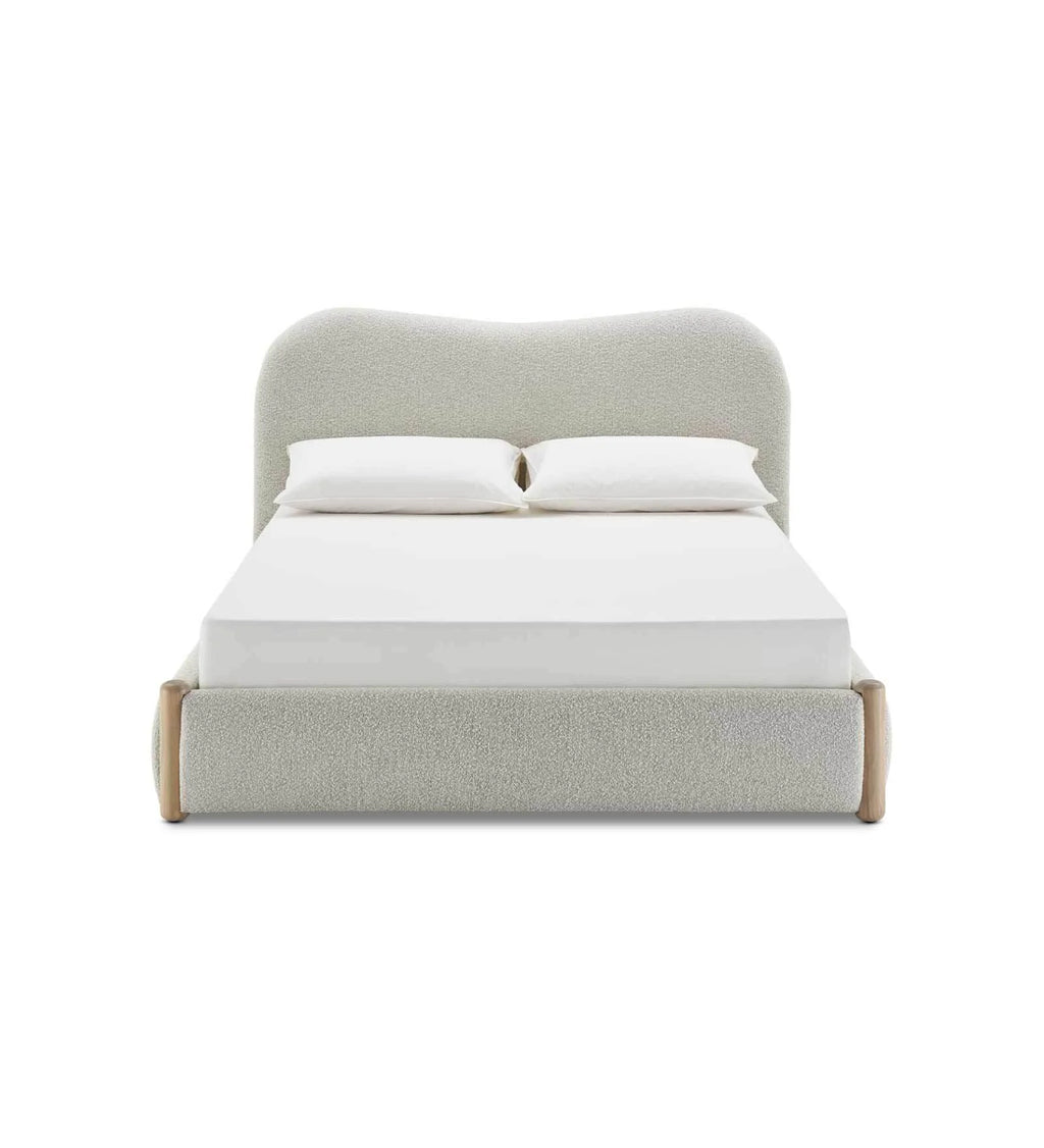 CLOUDA SOFT-CURVE UPHOLSTERED BED