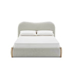 CLOUDA SOFT-CURVE UPHOLSTERED BED