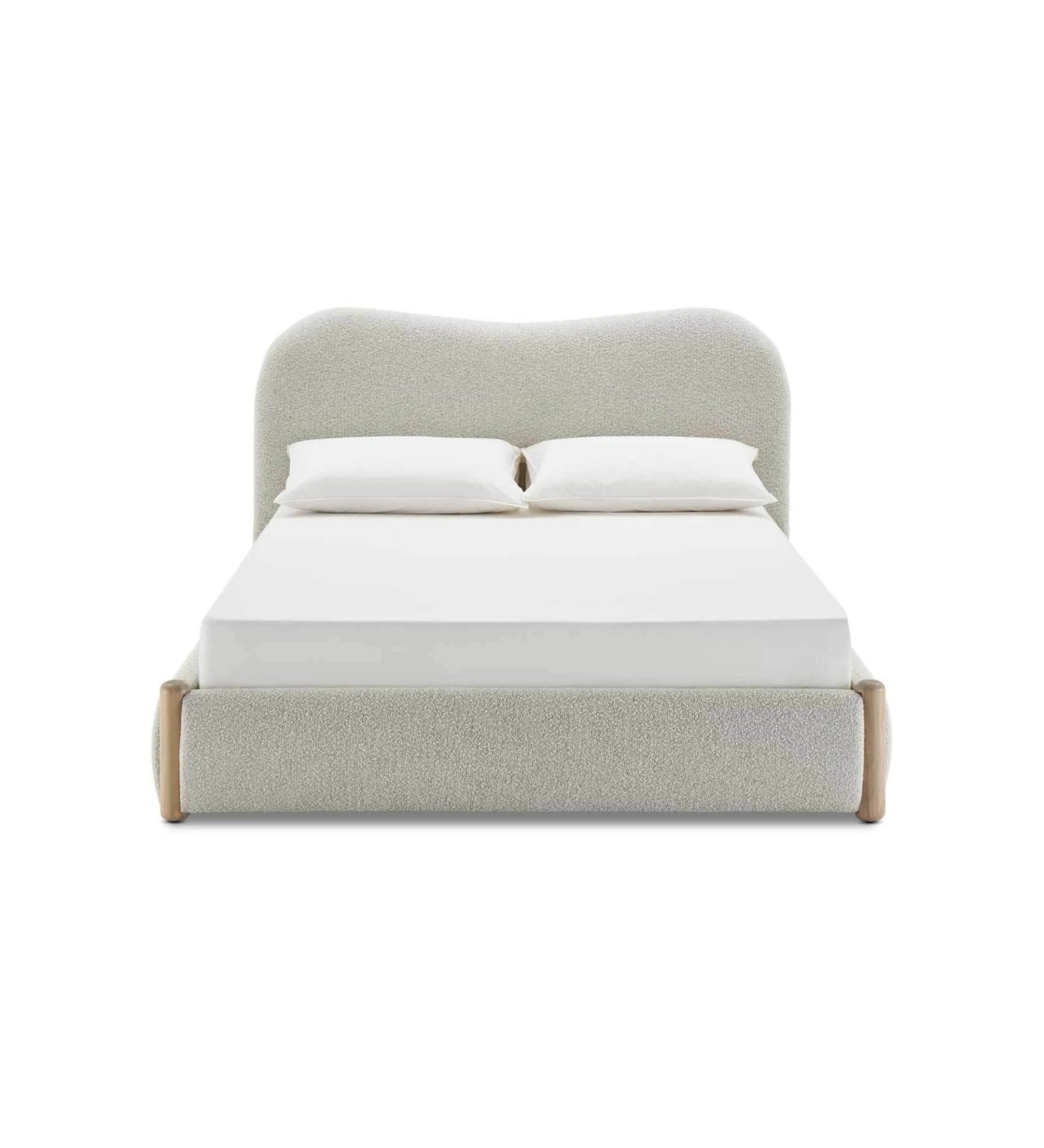 CLOUDA SOFT-CURVE UPHOLSTERED BED