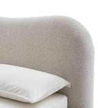 CLOUDA SOFT-CURVE UPHOLSTERED BED