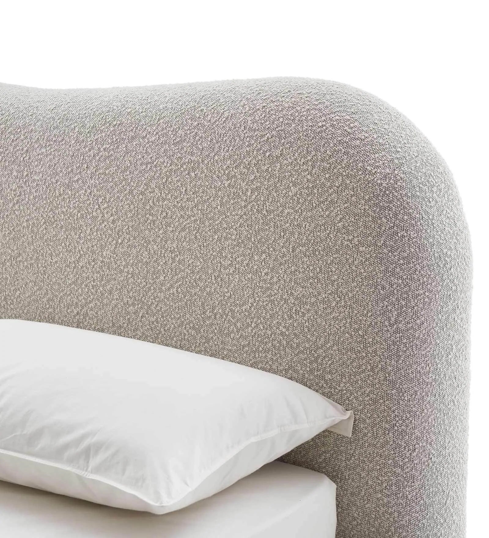 CLOUDA SOFT-CURVE UPHOLSTERED BED