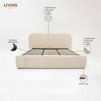 COCOON LUXE UPHOLSTERED BED