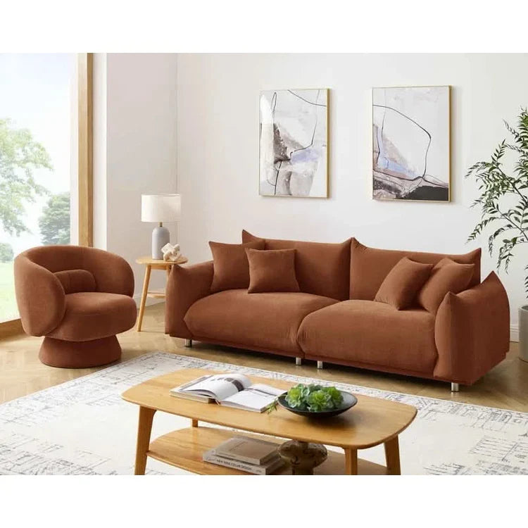 EARTHTONE COMFORT SOFA