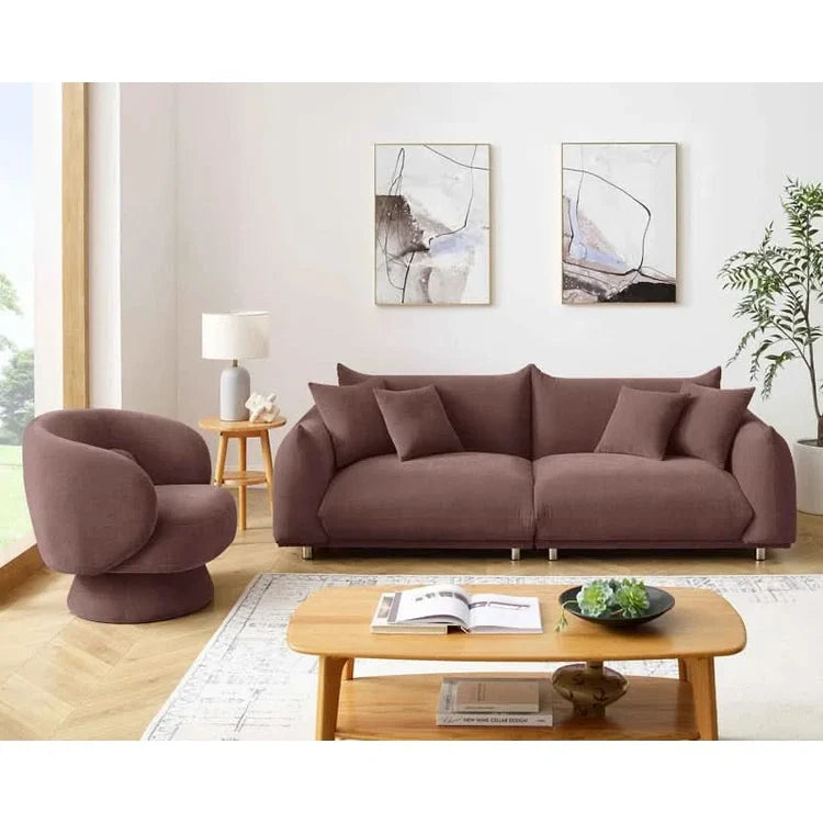 EARTHTONE COMFORT SOFA