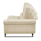 ELARA CURVE LUXURY L-SHAPE SOFA - WOODEN MANGO