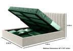ELYSIAN VERTICAL UPHOLSTERED BED