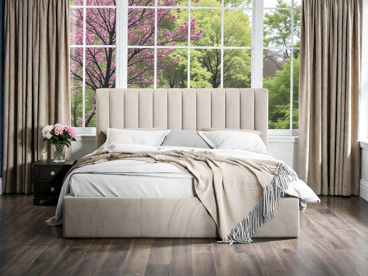 ELYSIAN VERTICAL UPHOLSTERED BED
