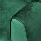 EMERALD CHANNEL LLUXE UPHOLSTERED 3-SEATER SOFA