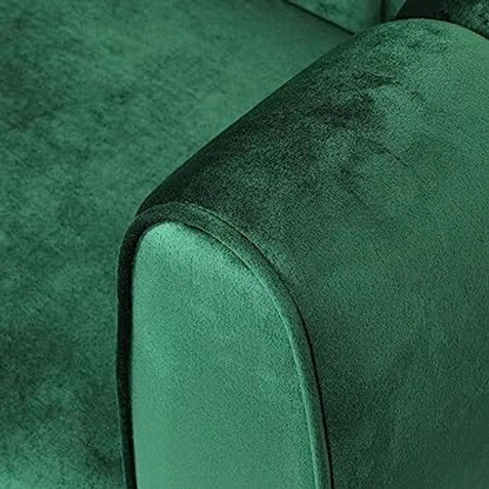 EMERALD CHANNEL LLUXE UPHOLSTERED 3-SEATER SOFA