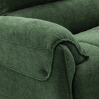 EVERETT PLUSH GREEN 2-SEATER SOFA