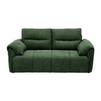 EVERETT PLUSH GREEN 2-SEATER SOFA