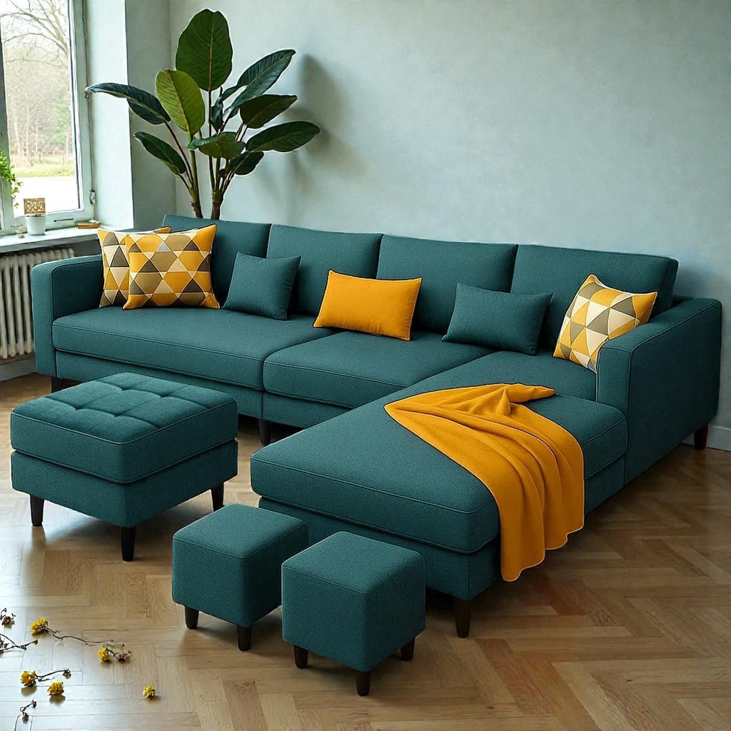 FLEXICOMFORT L-SHAPE SECTIONAL SOFA