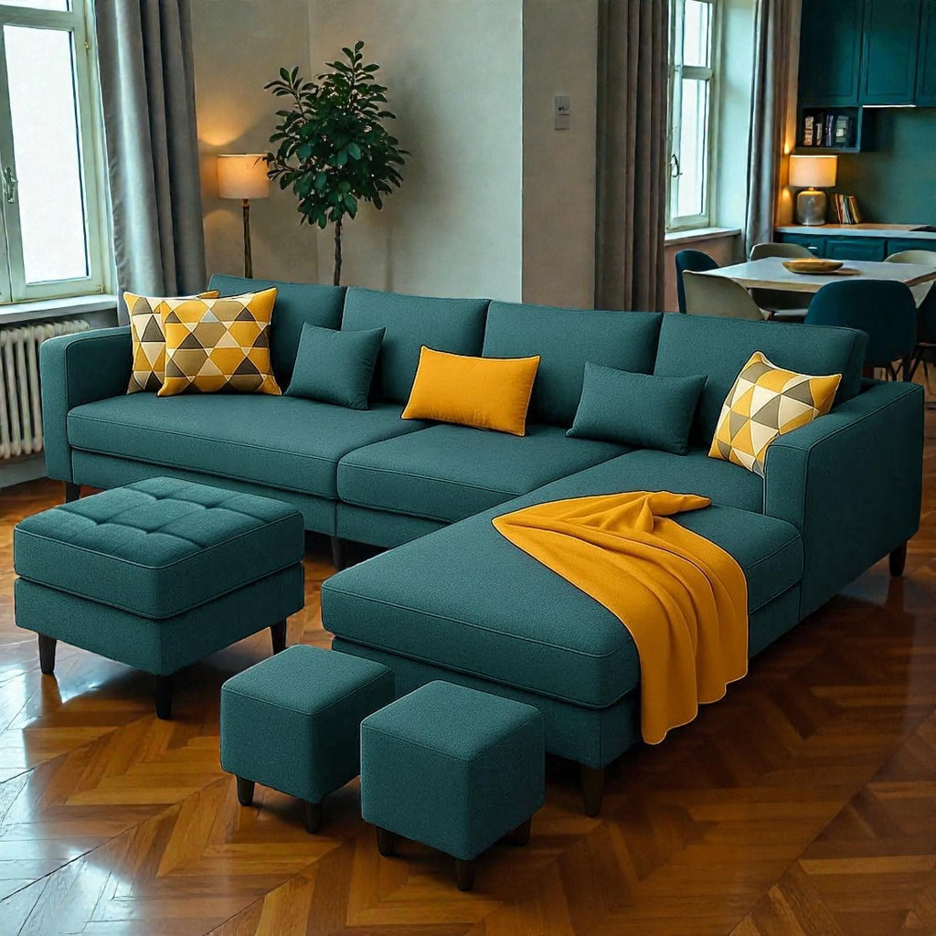 FLEXICOMFORT L-SHAPE SECTIONAL SOFA