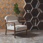 FOREST LUXE SOLID WOOD LOUNGE CHAIR