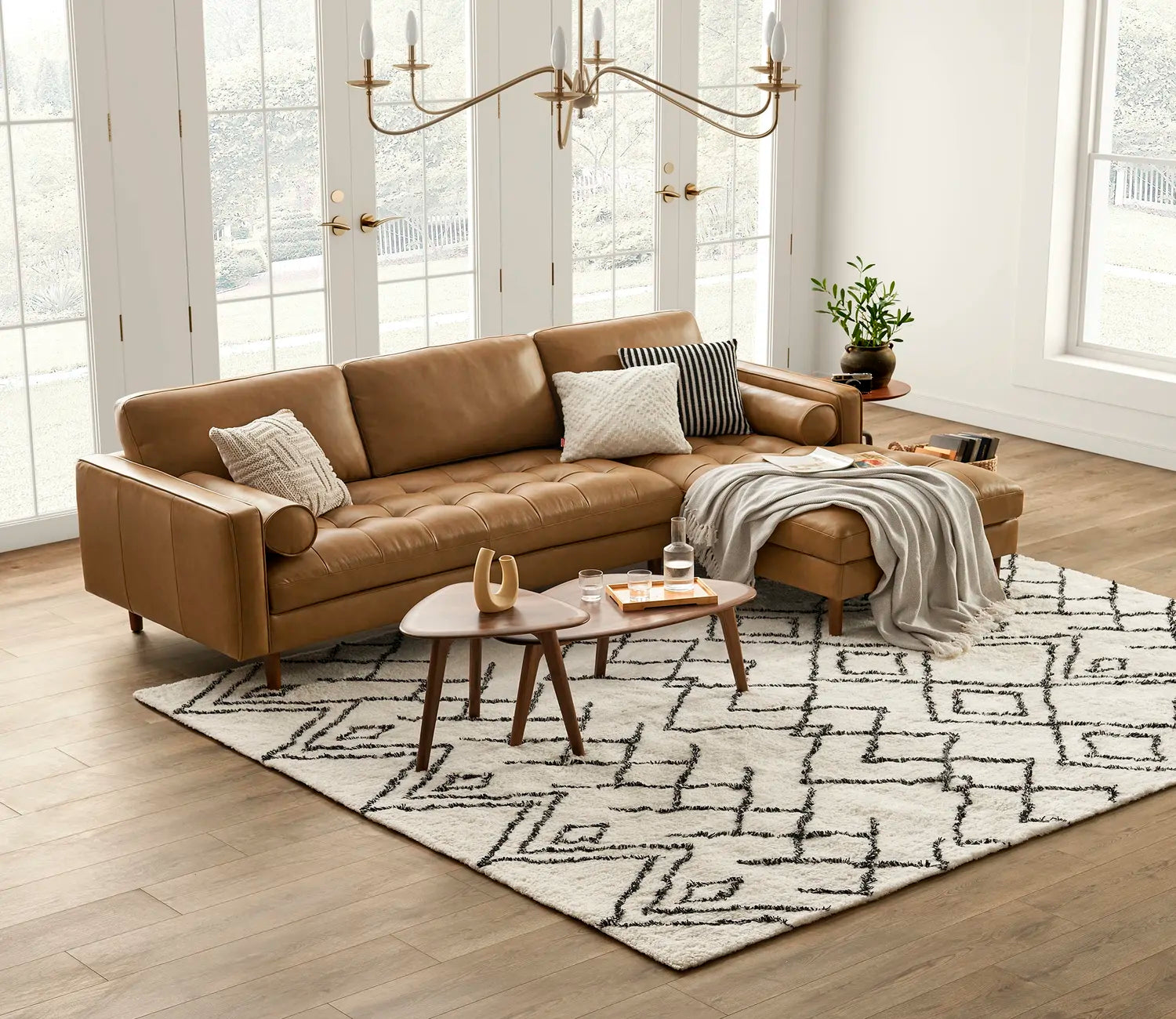HARPER CLASSIC L-SHAPE CHAISE SOFA